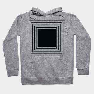 Black Square Geom Hoodie